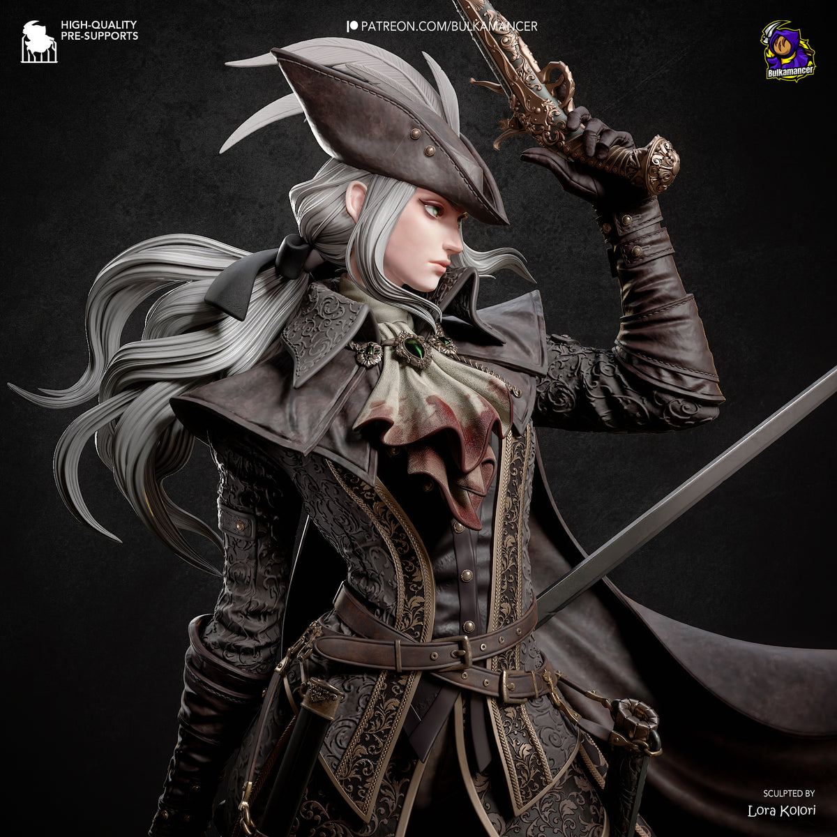 Scarlet Elegy - Maximum Detailed 16K Resin Statue