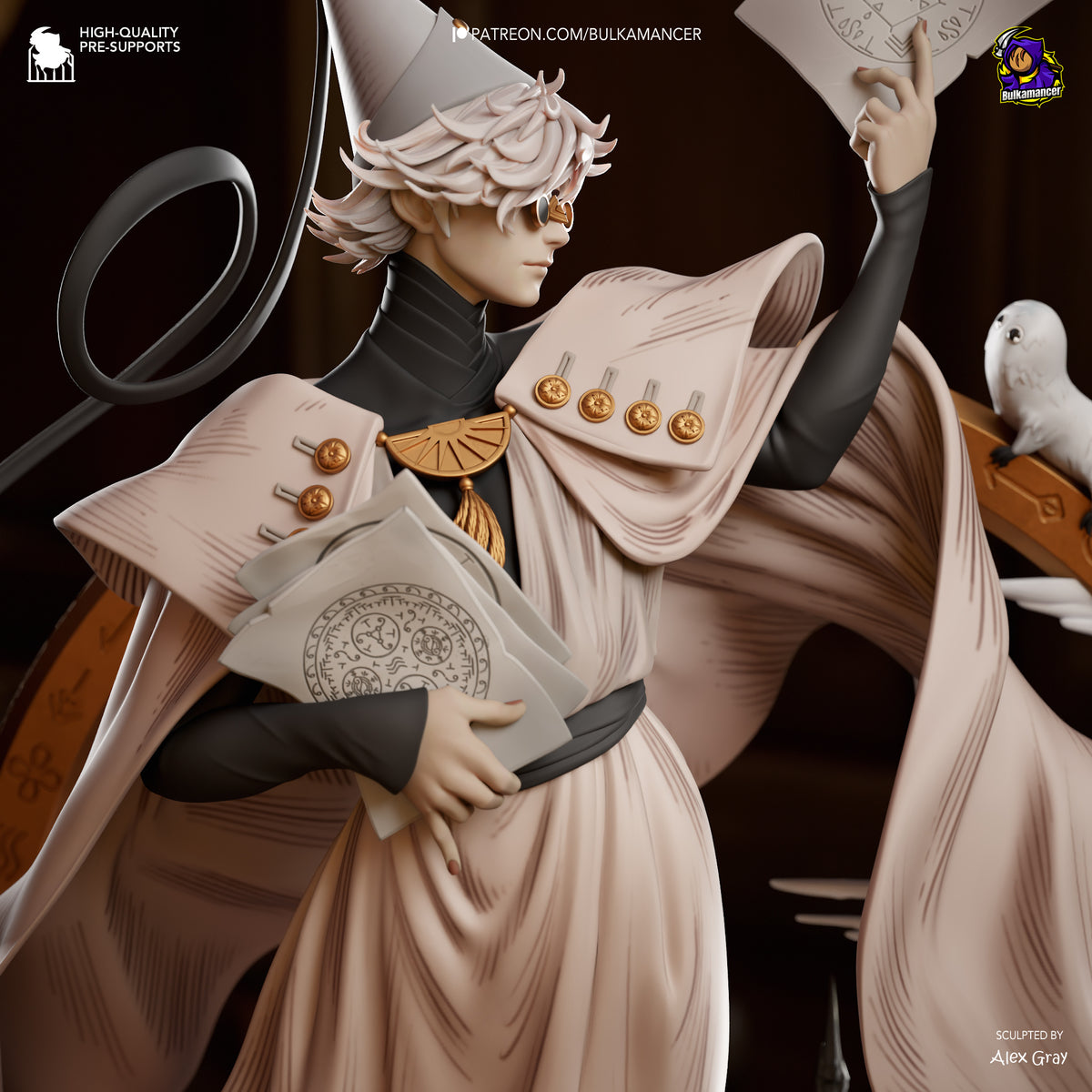 The Spellwright - Maximum Detailed 16K Resin Statue