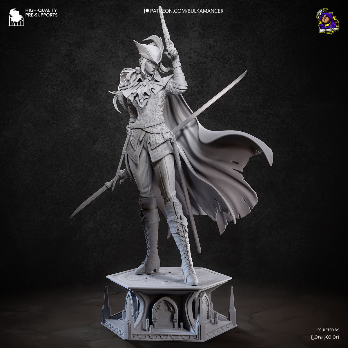 Scarlet Elegy - Maximum Detailed 16K Resin Statue