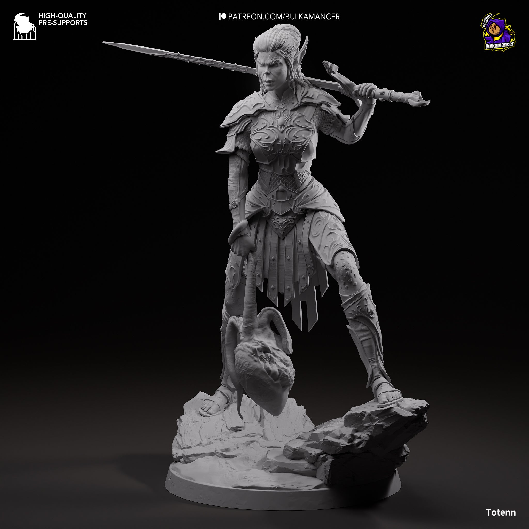 The Astral Vanguard - Maximum Detailed 16K Resin Statue