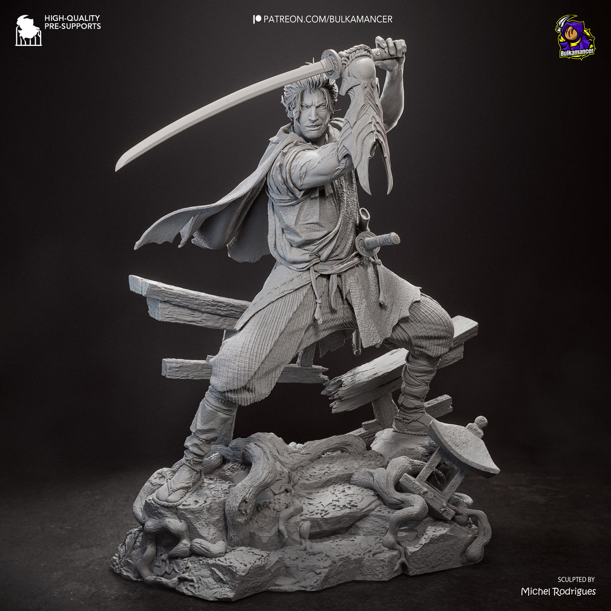 Blade Of The Oni - Maximum Detailed 16K Resin Statue