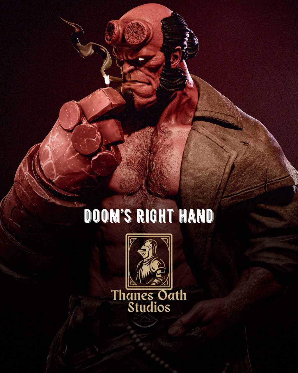 Doom’s Right Hand - Maximum Detailed 16K Resin Statue
