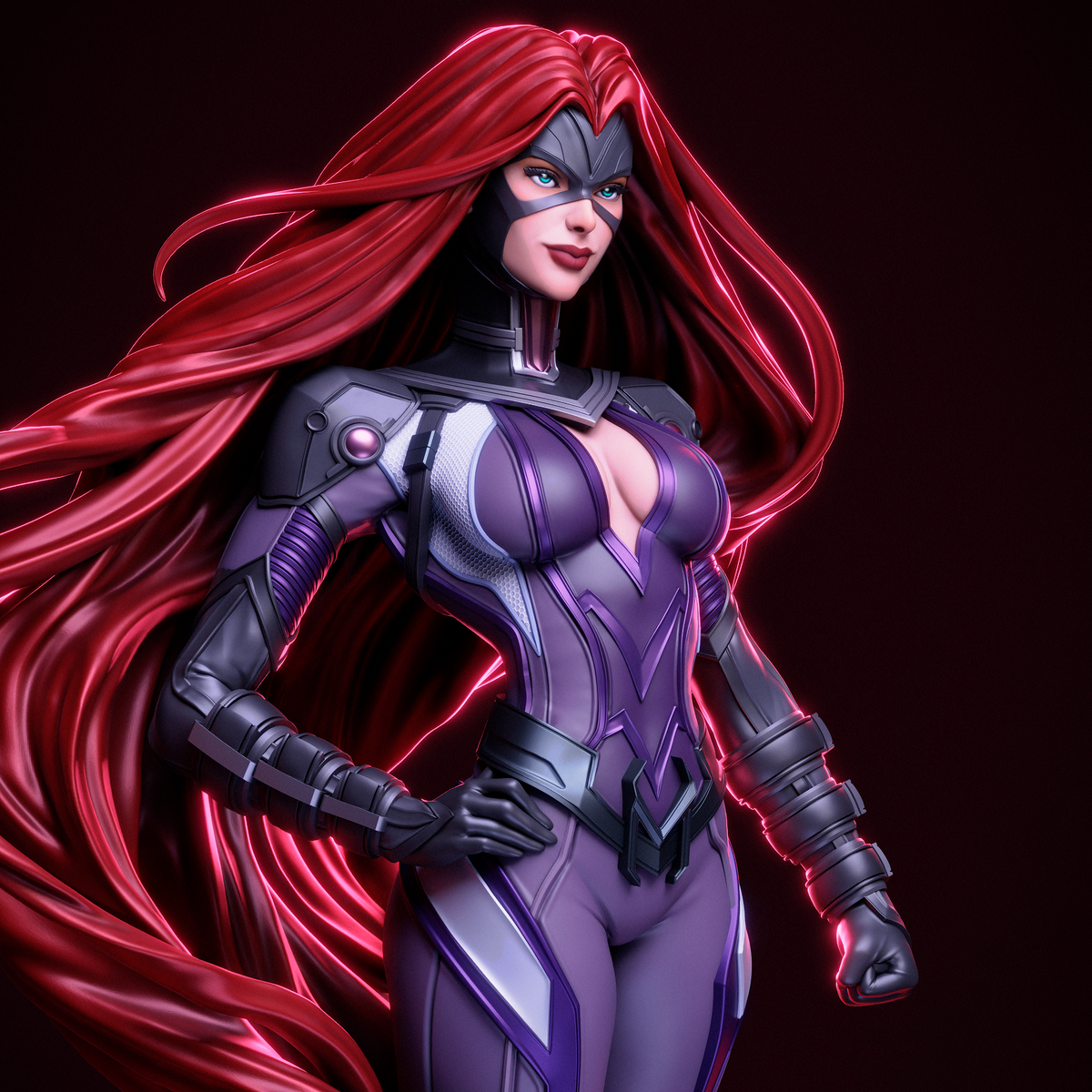 Crimson Crown - Maximum Detailed 16K Resin Statue