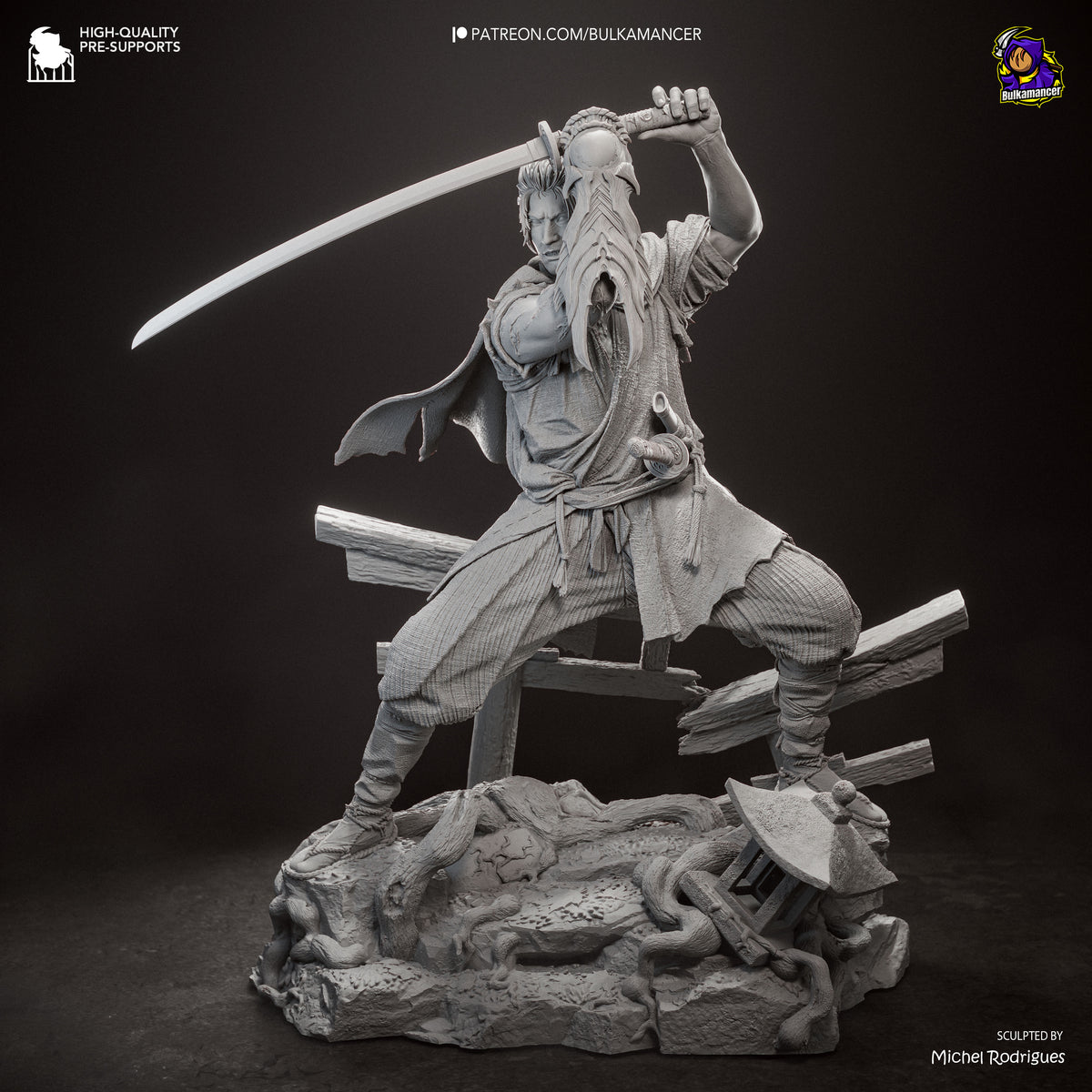 Blade Of The Oni - Maximum Detailed 16K Resin Statue