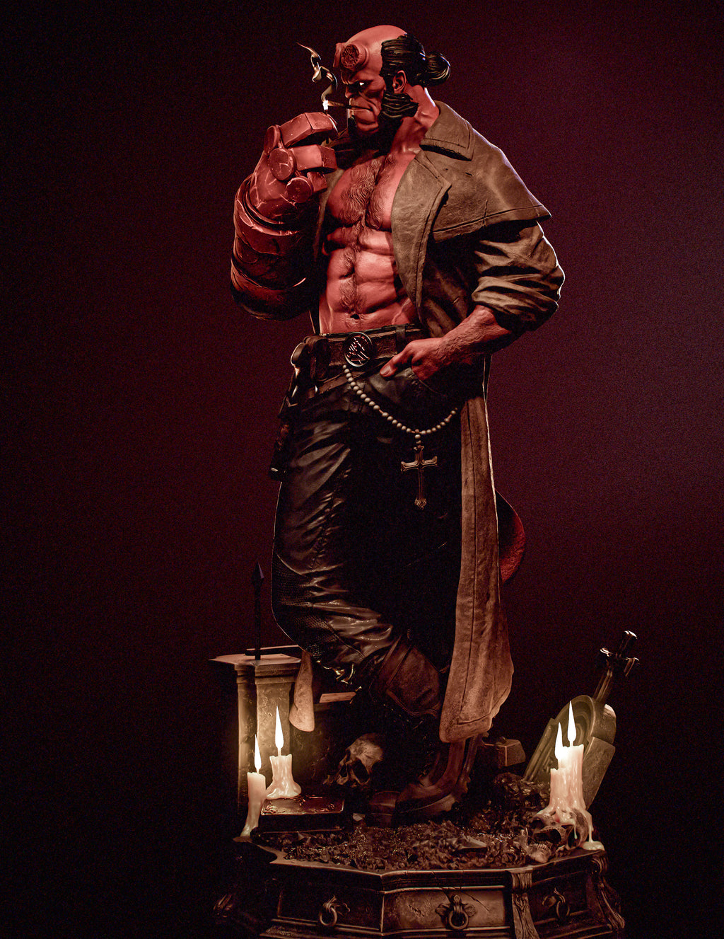 Doom’s Right Hand - Maximum Detailed 16K Resin Statue