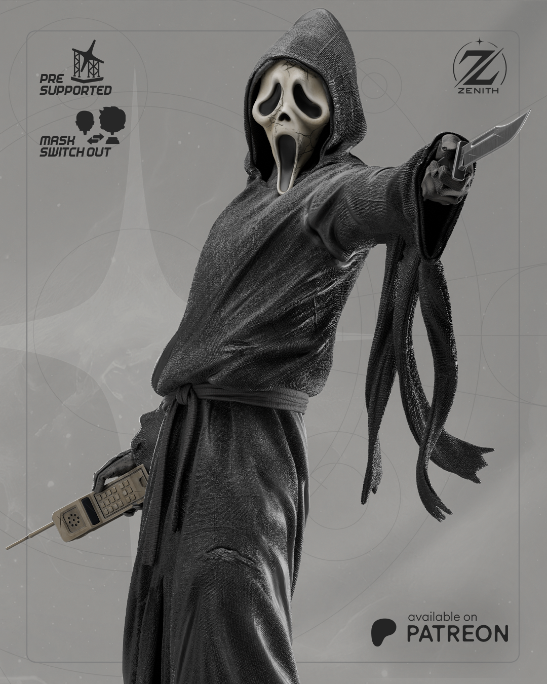 Death On The Line - Maximum Detailed 16K Resin Statue