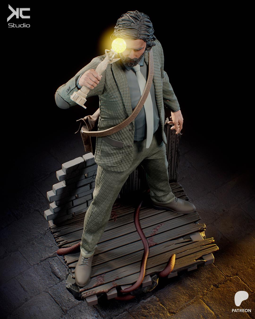 The Nightbound Author - Maximum Detailed 16K Resin Statue
