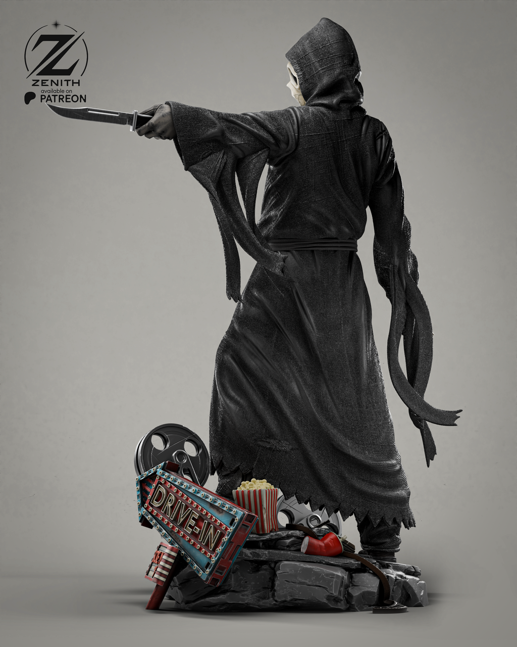 Death On The Line - Maximum Detailed 16K Resin Statue