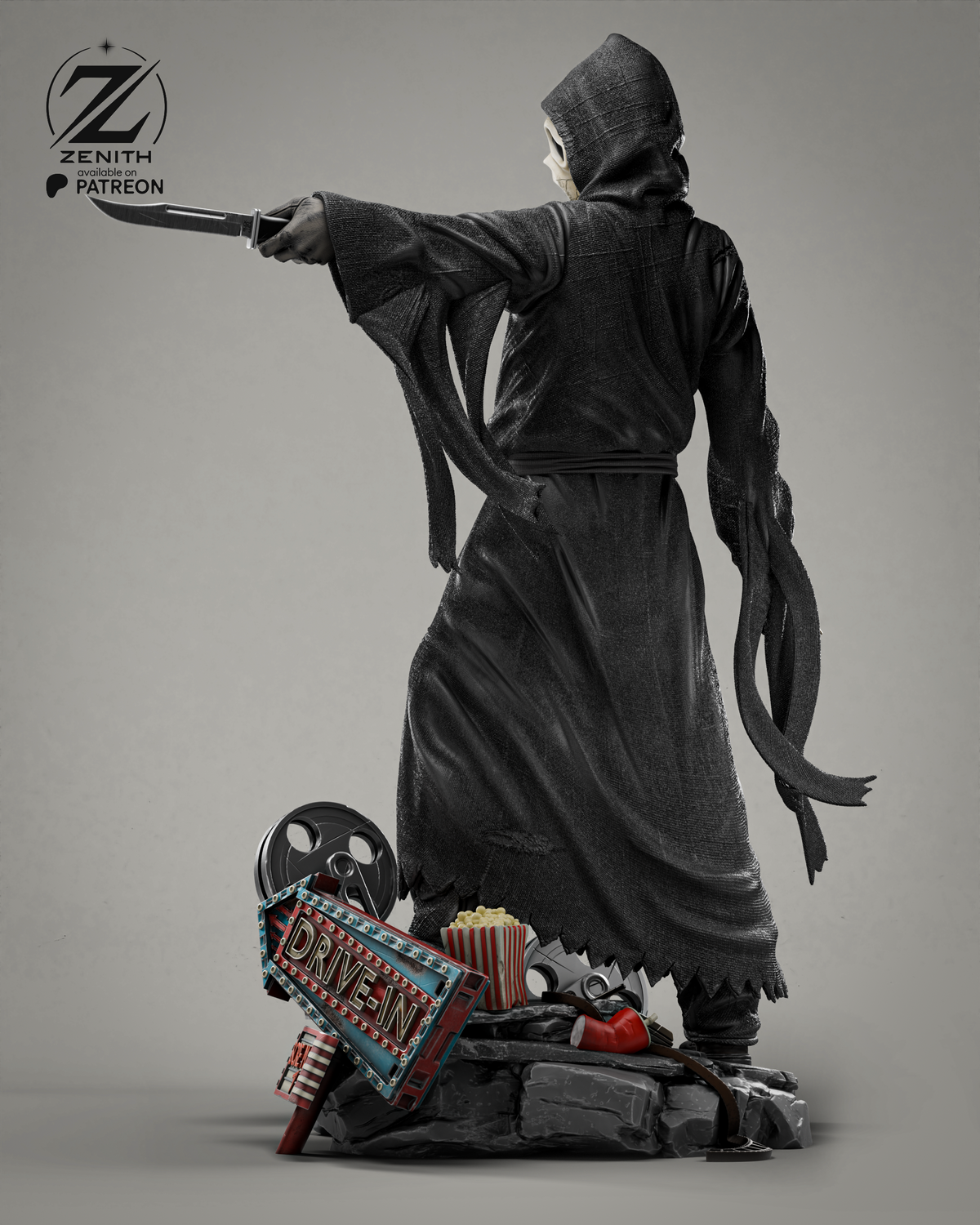 Death On The Line - Maximum Detailed 16K Resin Statue