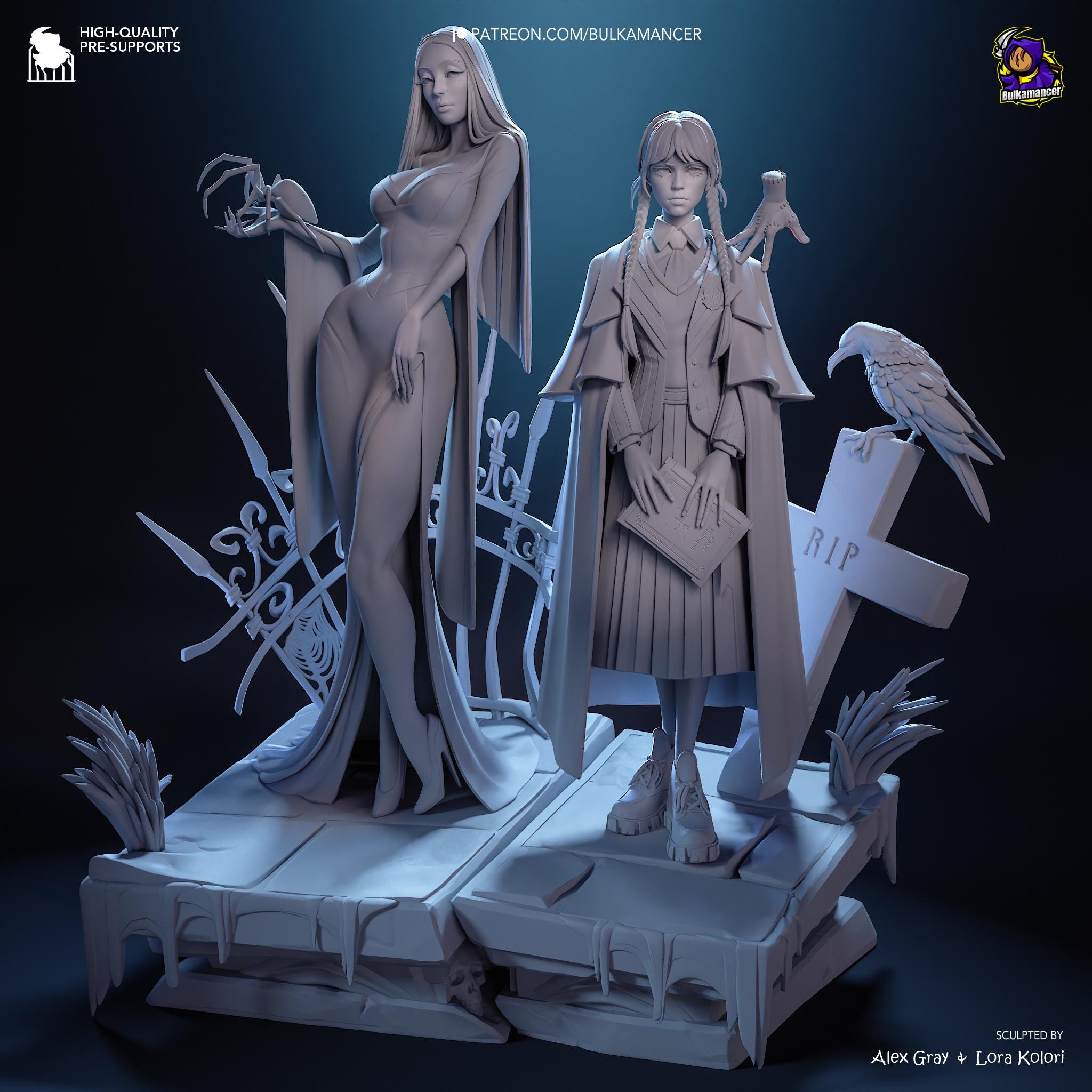 The Matron & The Maiden - Maximum Detailed 16K Resin Statue