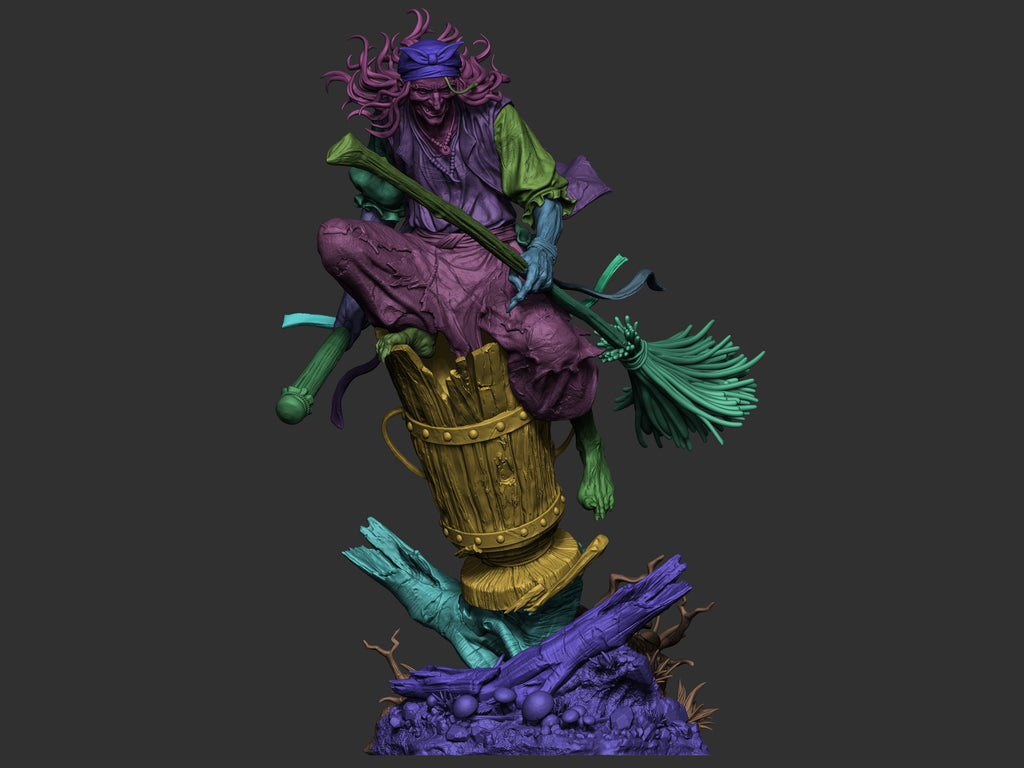The Old Crone - Maximum Detailed 16K Resin Statue