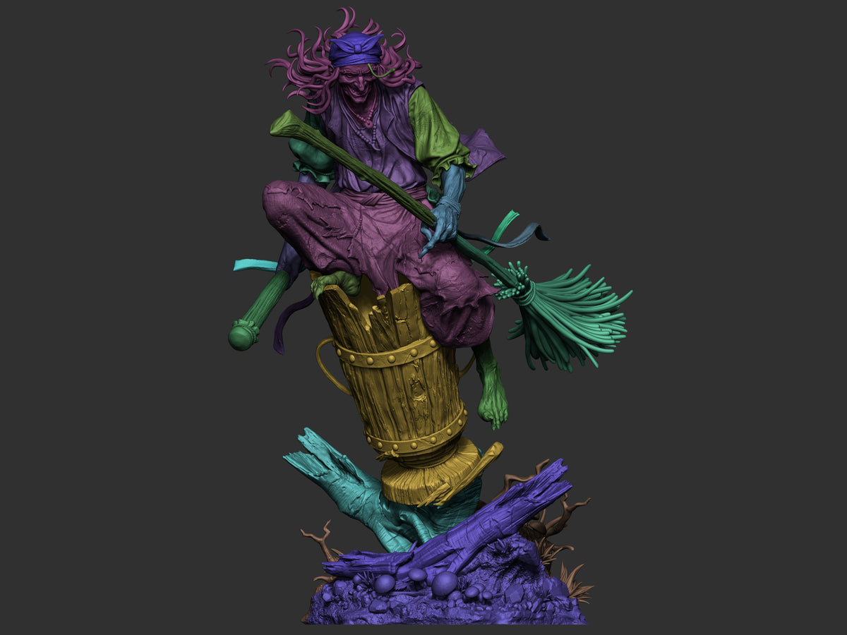 The Old Crone - Maximum Detailed 16K Resin Statue
