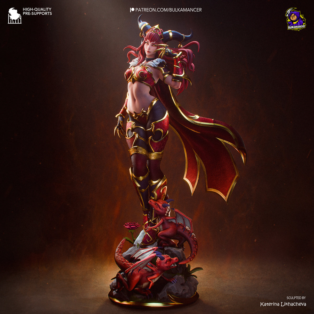 Heart Of The Dragon - Maximum Detailed 16K Resin Statue