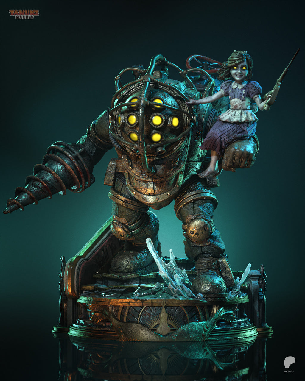 Bound By Rapture - Maximum Detailed 16K Resin Statue