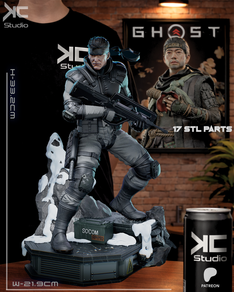 The Silent Soldier - Maximum Detailed 16K Resin Statue