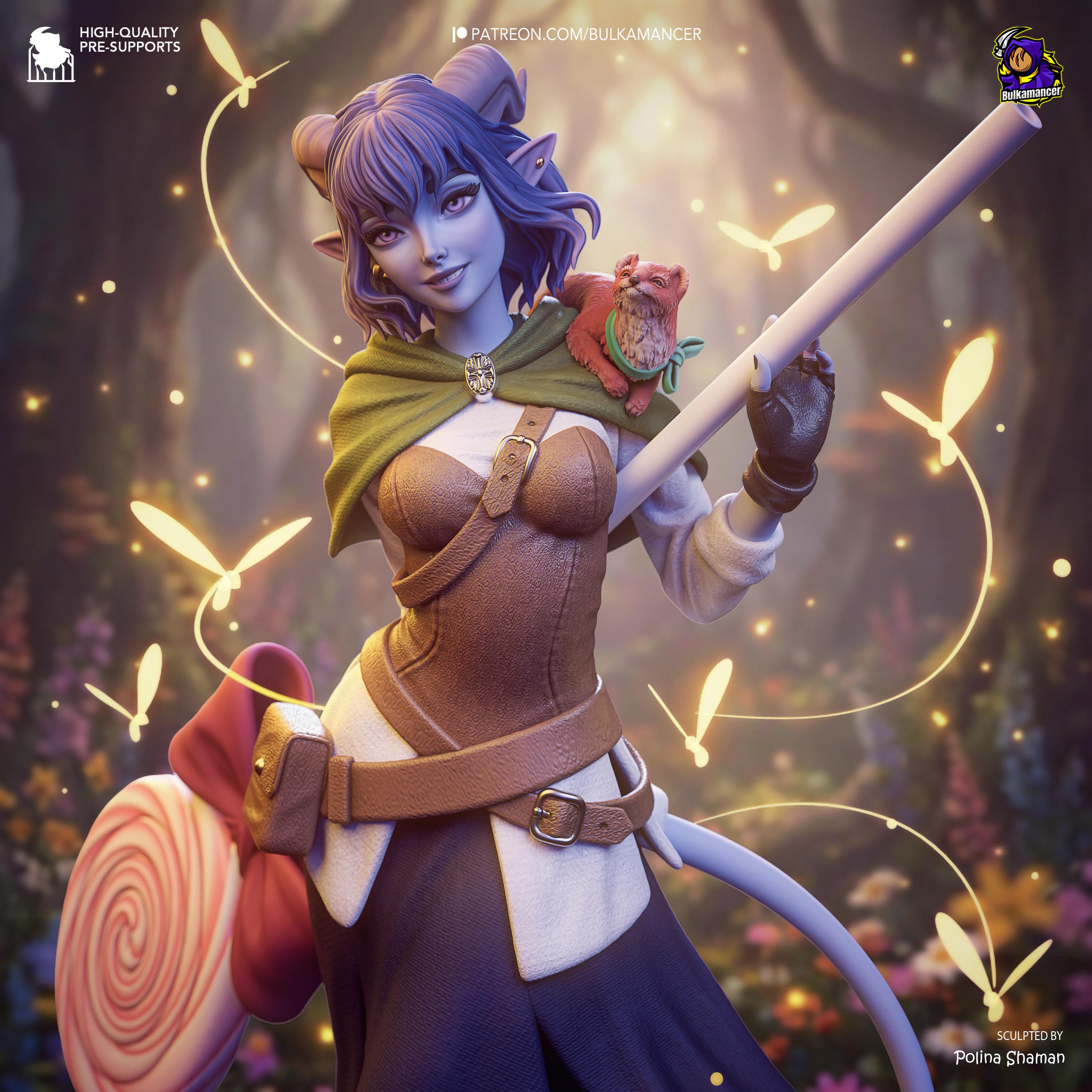 Violet Trickster - Maximum Detailed 16K Resin Statue