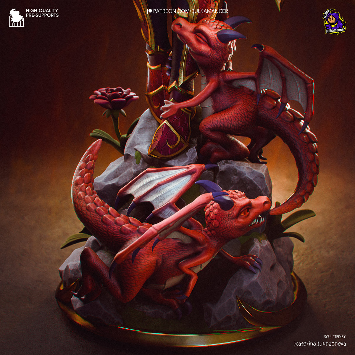 Heart Of The Dragon - Maximum Detailed 16K Resin Statue