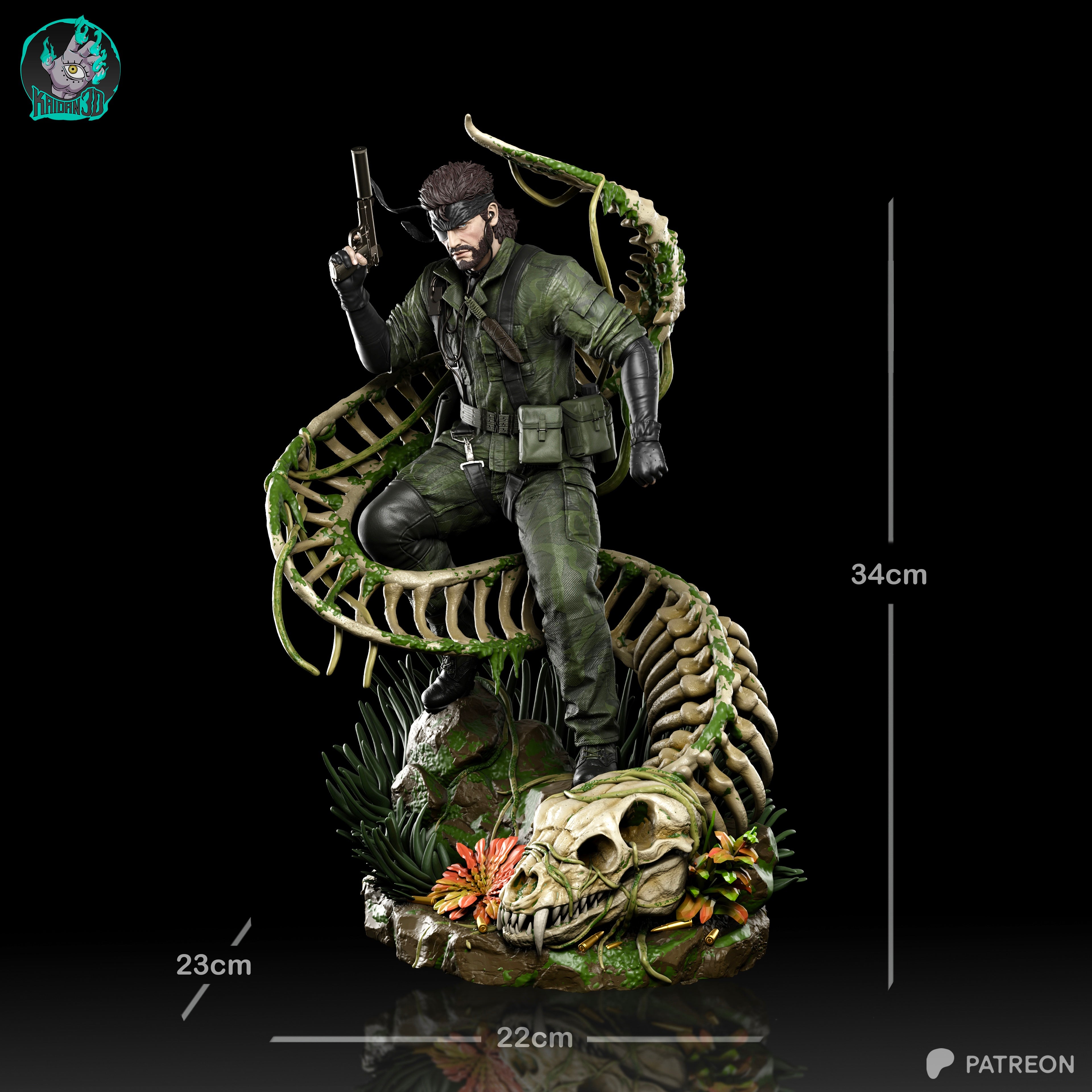 Phantom Operative - Maximum Detailed 16K Resin Statue