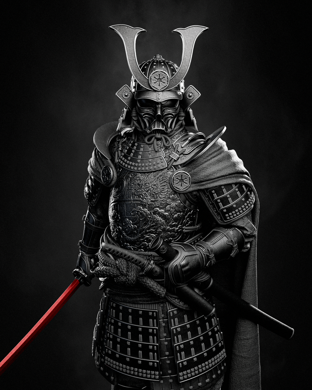 The Dark Daimyo - Maximum Detailed 16K Resin Statue