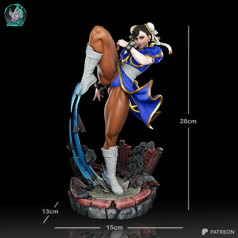 Azure Tempest - Maximum Detailed 16K Resin Statue
