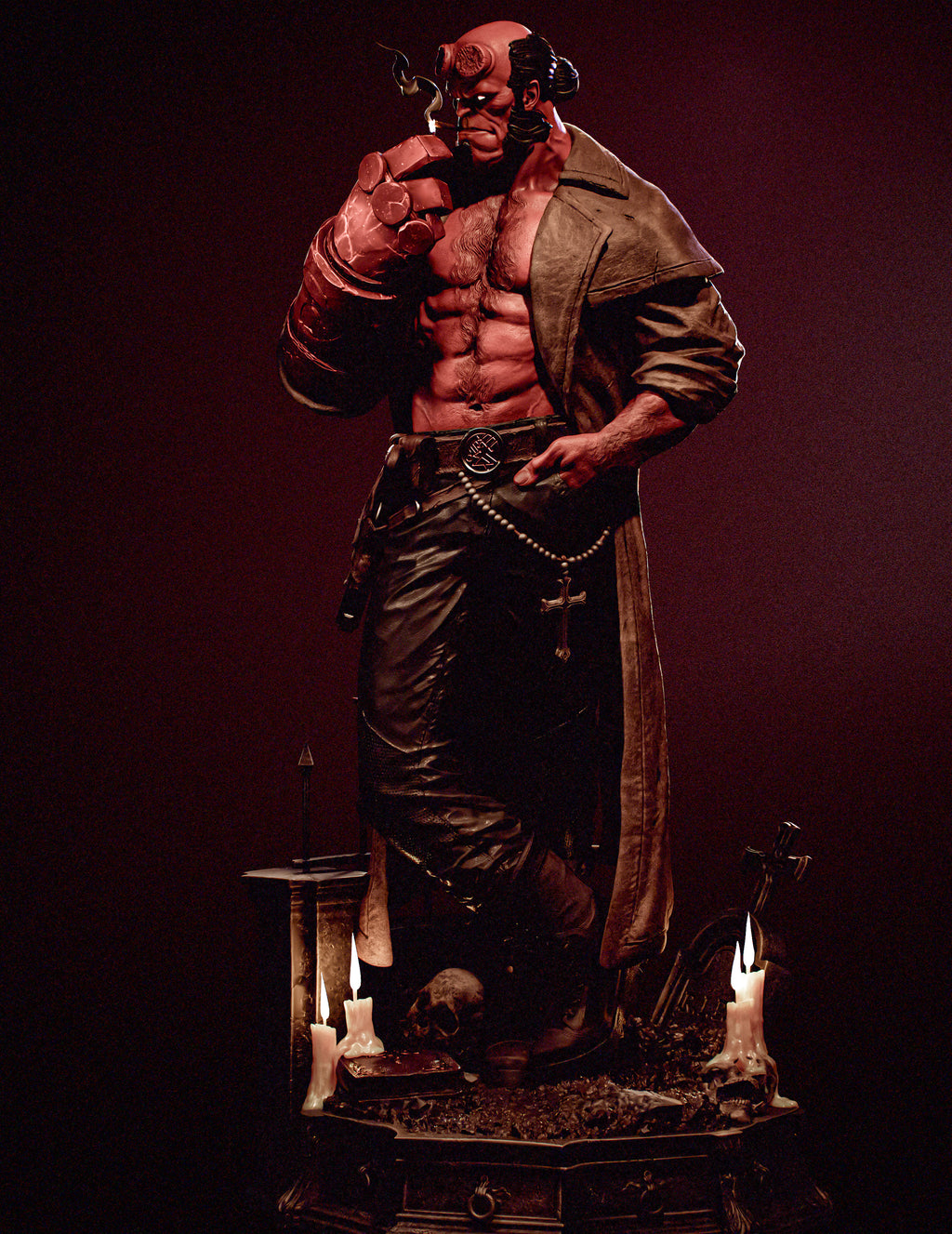 Doom’s Right Hand - Maximum Detailed 16K Resin Statue