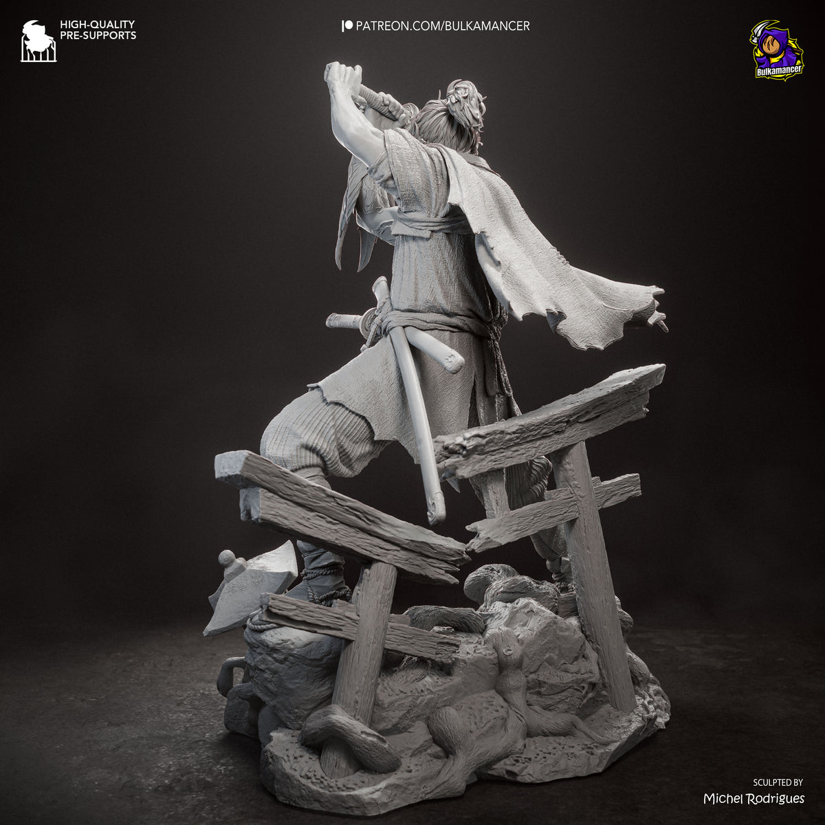 Blade Of The Oni - Maximum Detailed 16K Resin Statue