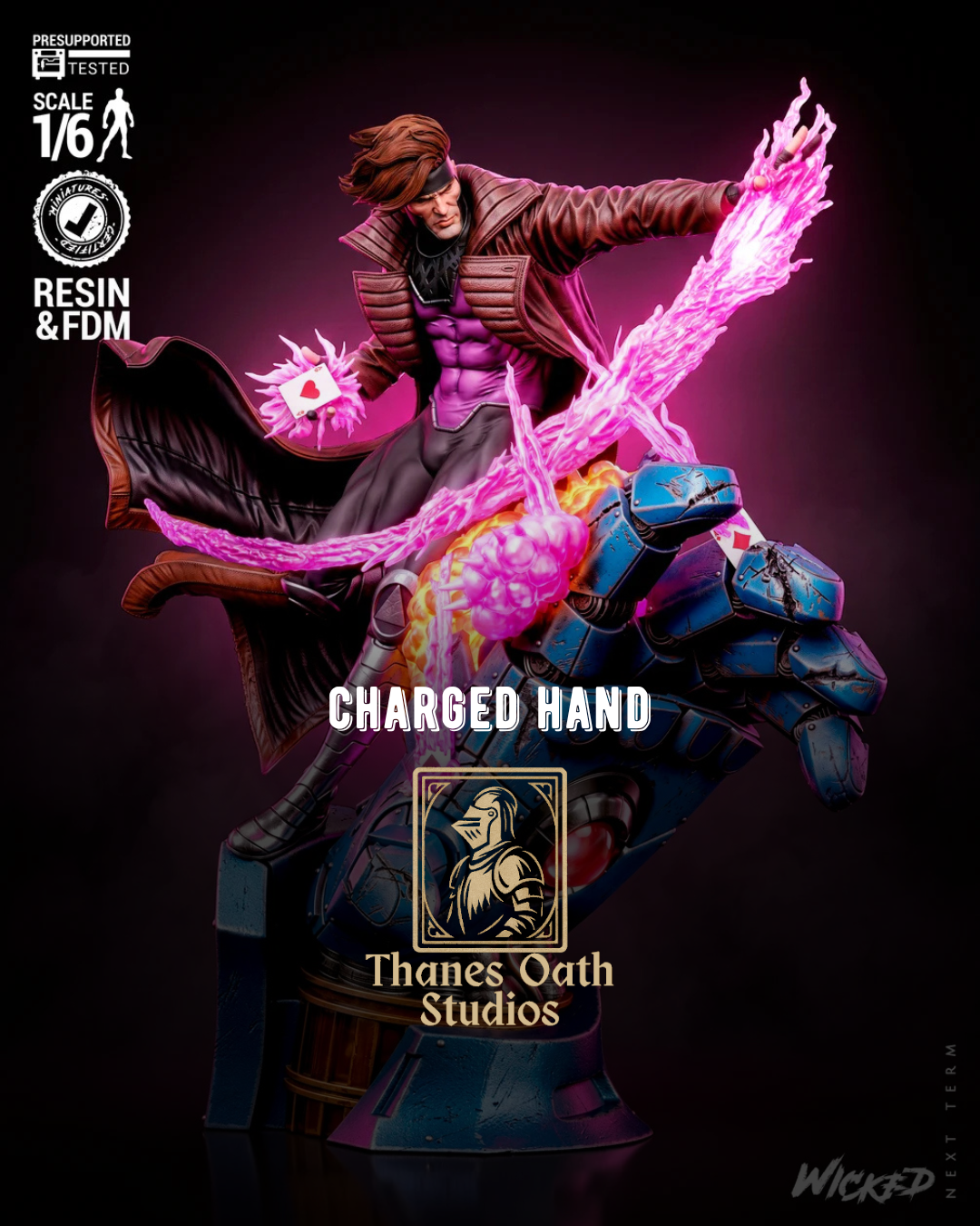 Charged Hand - Maximum Detailed 16K Resin Statue