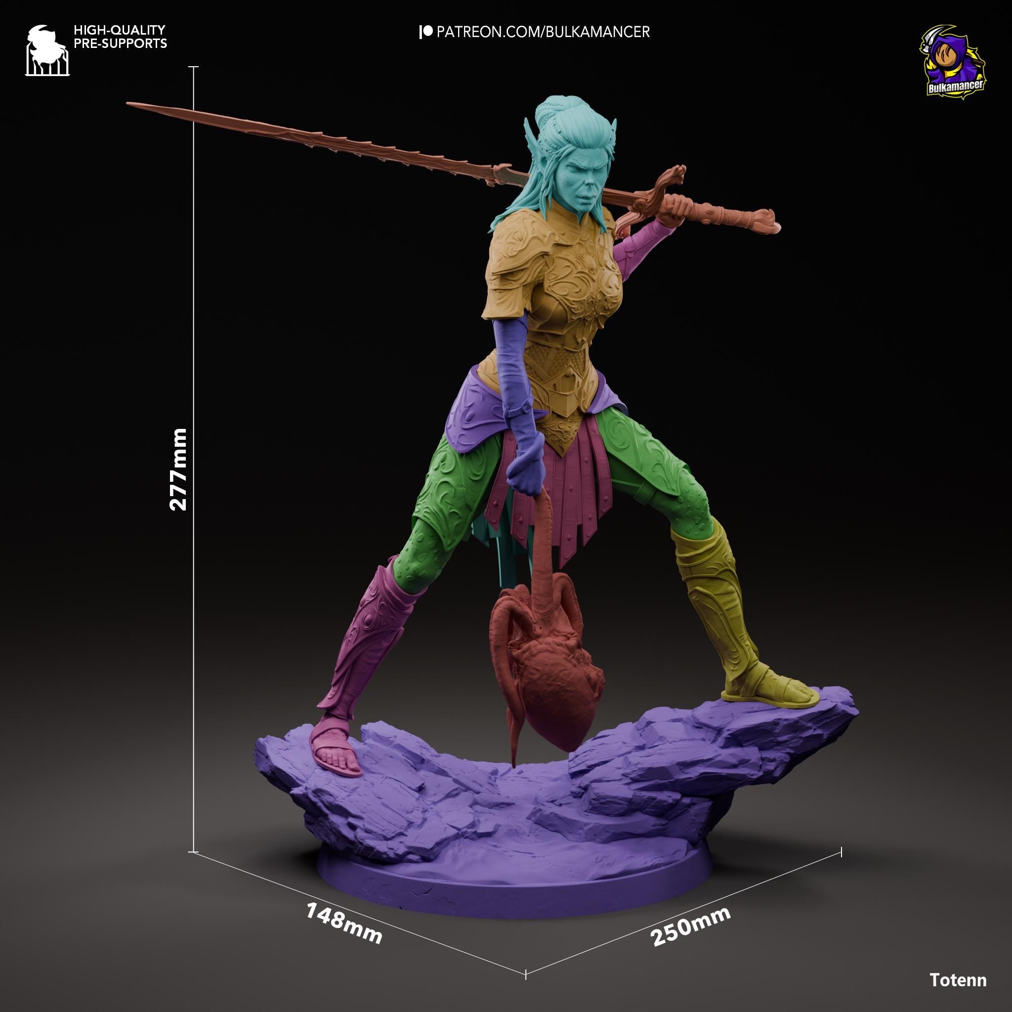 The Astral Vanguard - Maximum Detailed 16K Resin Statue