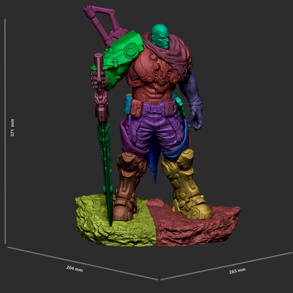 Kurg - Maximum Detailed 16K Resin Statue