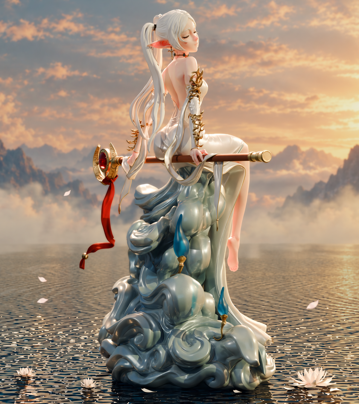 The Mage Who Remains - Maximum Detailed 16K Resin Statue