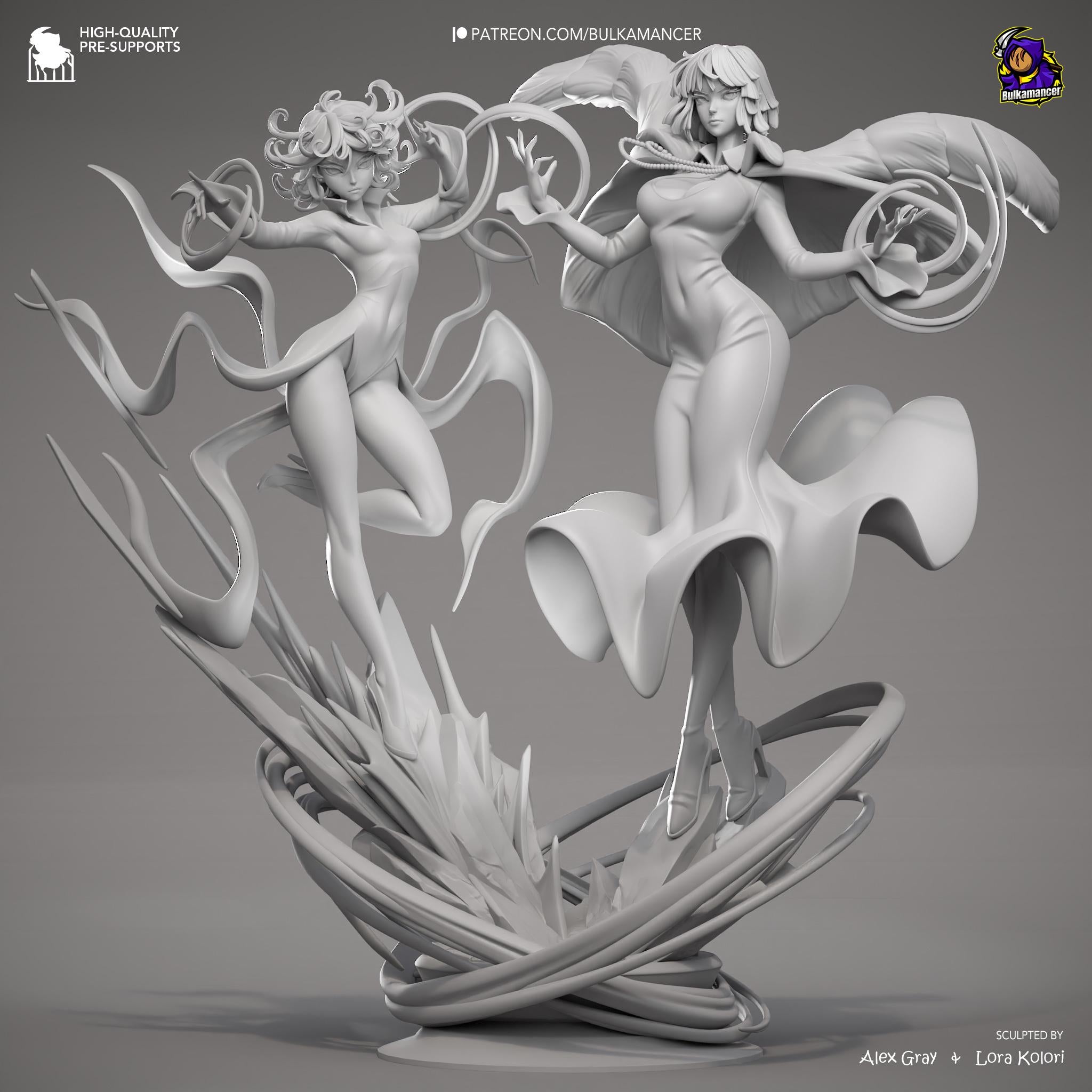The Calm & The Cataclysm - Maximum Detailed 16K Resin Statue