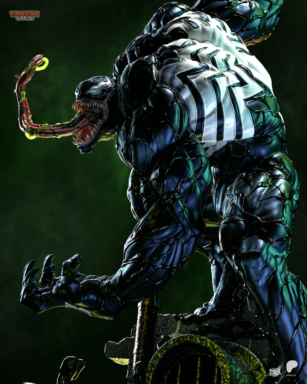 Black Maw - Maximum Detailed 16K Resin Statue