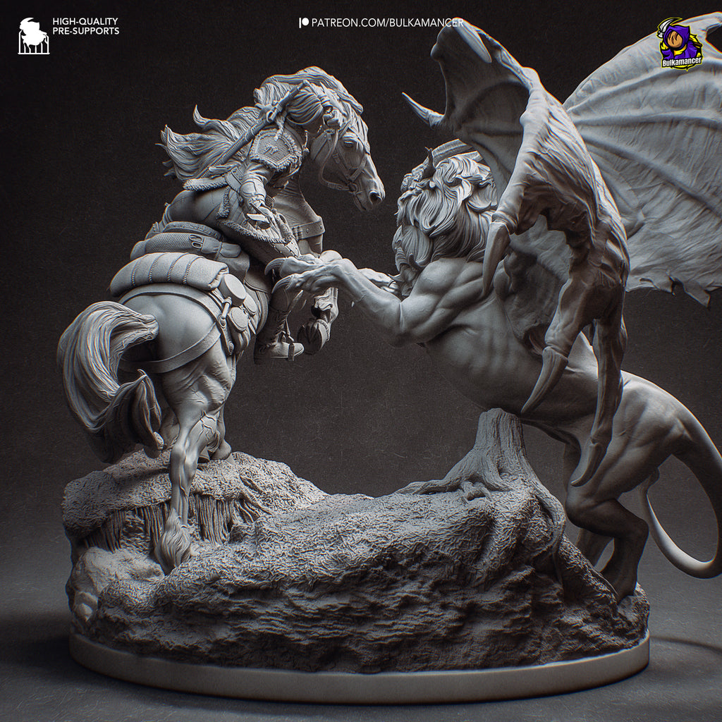 Hunt In The Wilds - Maximum Detailed 16K Resin Statue