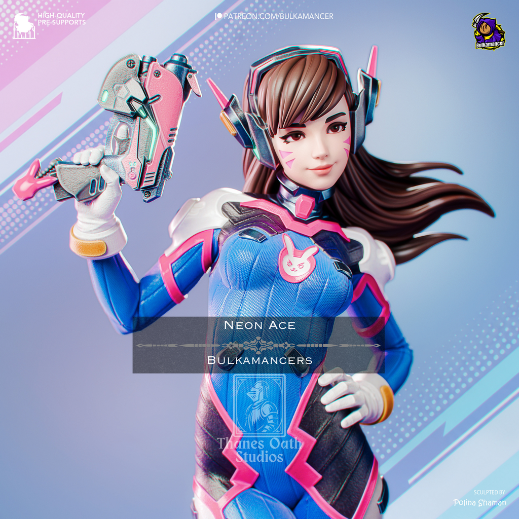 Neon Ace - Maximum Detailed 16K Resin Statue