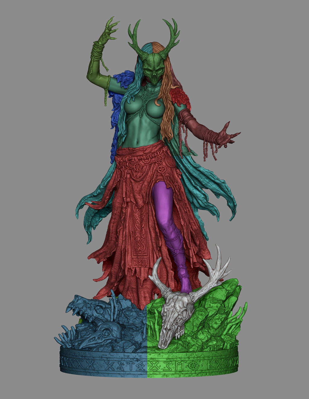 Seeress Of Fate - Maximum Detailed 16K Resin Statue