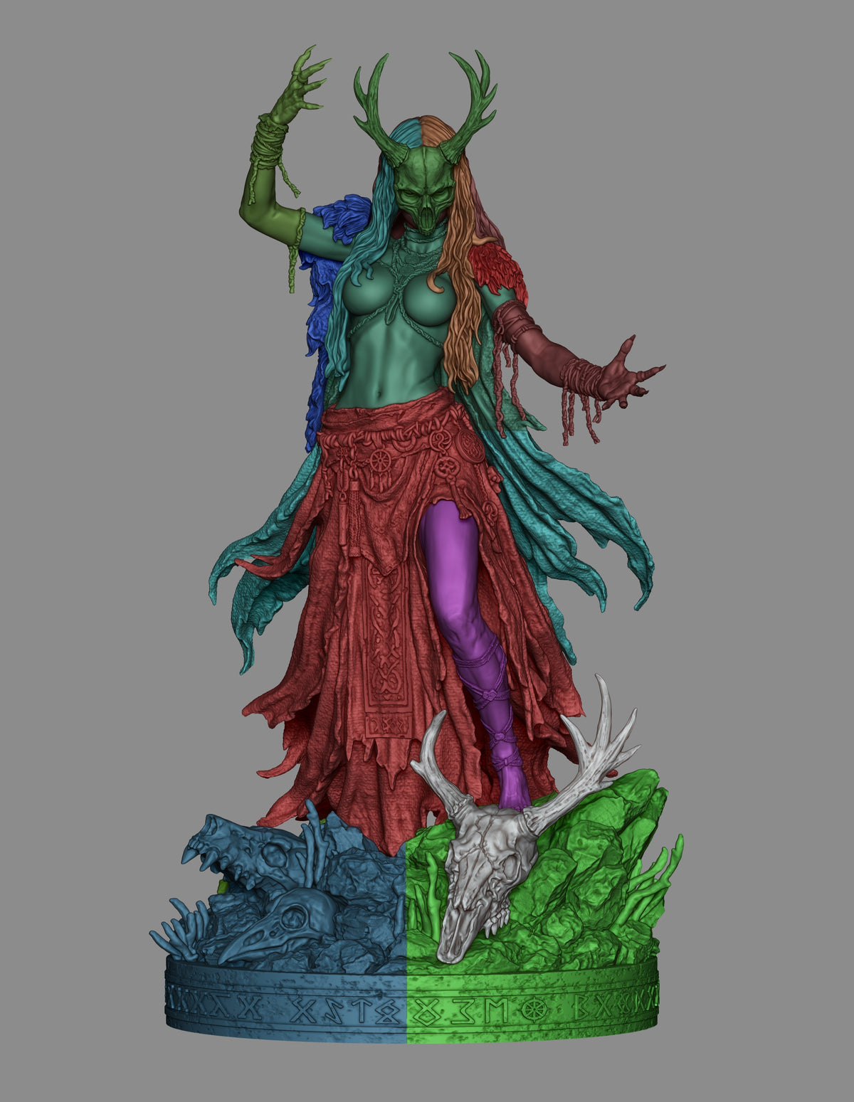 Seeress Of Fate - Maximum Detailed 16K Resin Statue