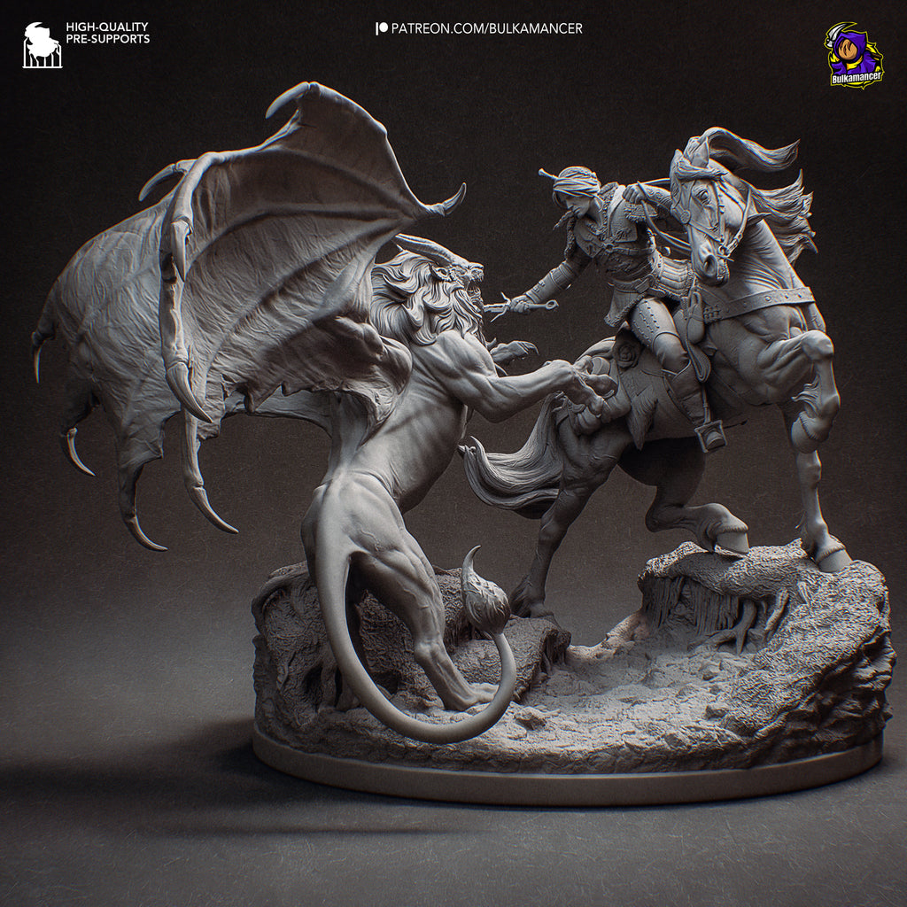 Hunt In The Wilds - Maximum Detailed 16K Resin Statue