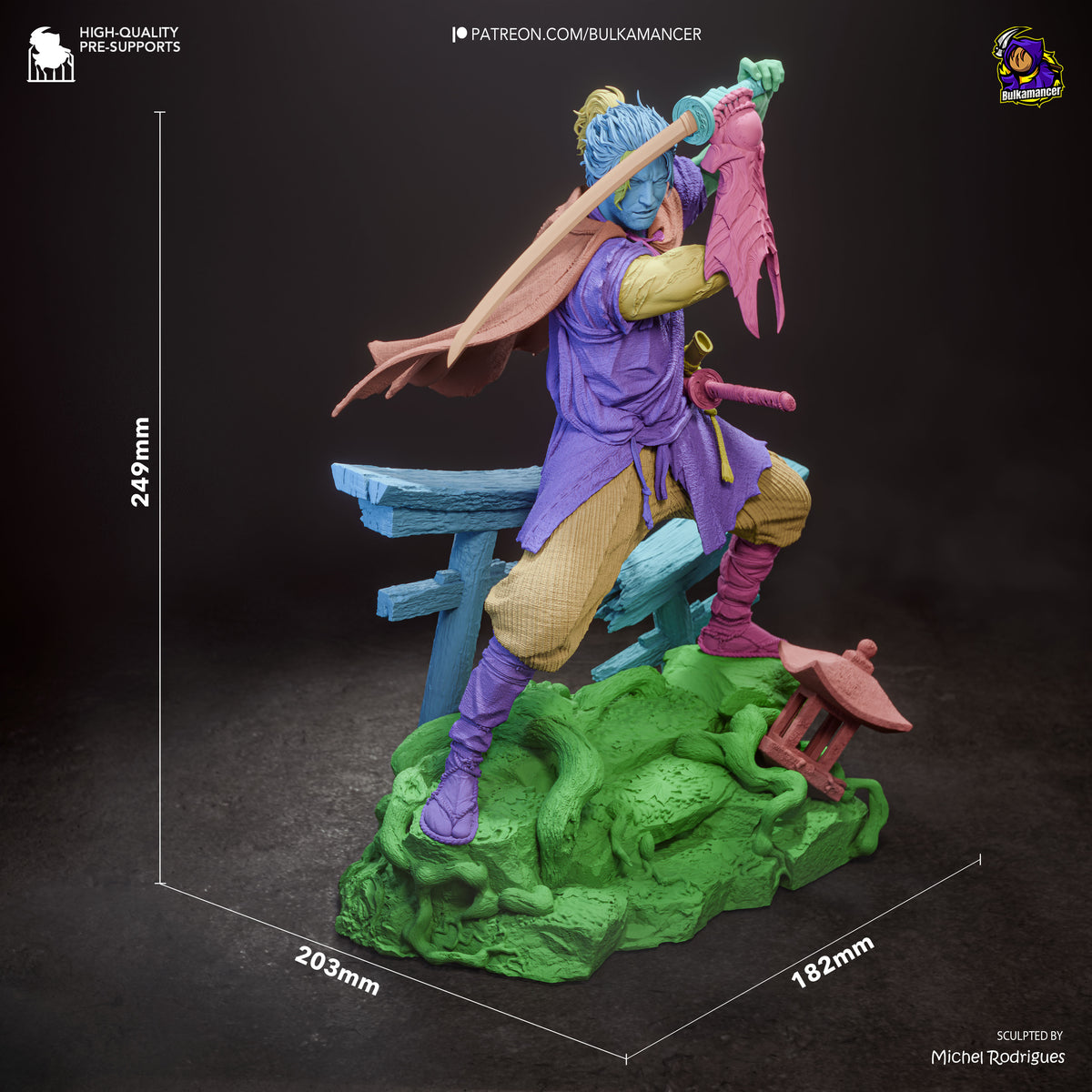 Blade Of The Oni - Maximum Detailed 16K Resin Statue