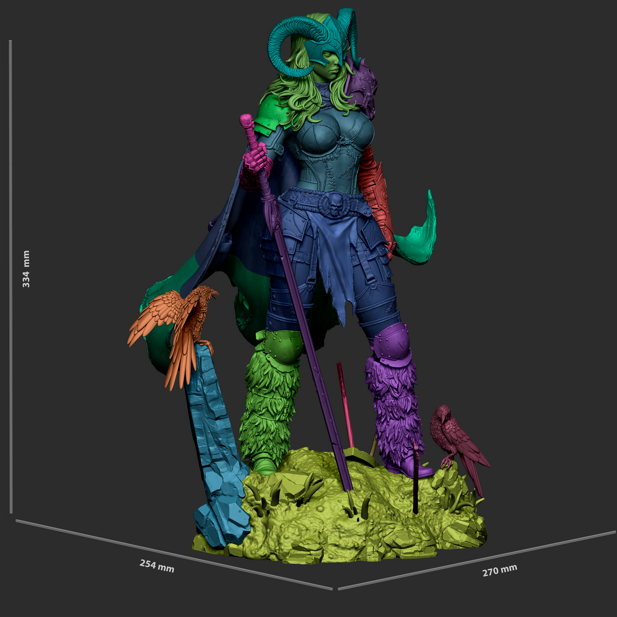 Warrior Of The North - Maximum Detailed 16K Resin Statue