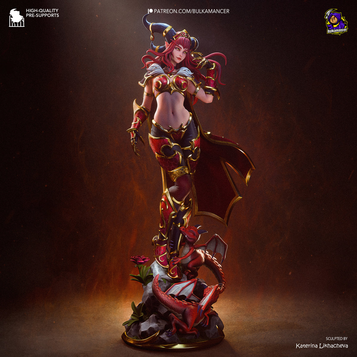 Heart Of The Dragon - Maximum Detailed 16K Resin Statue