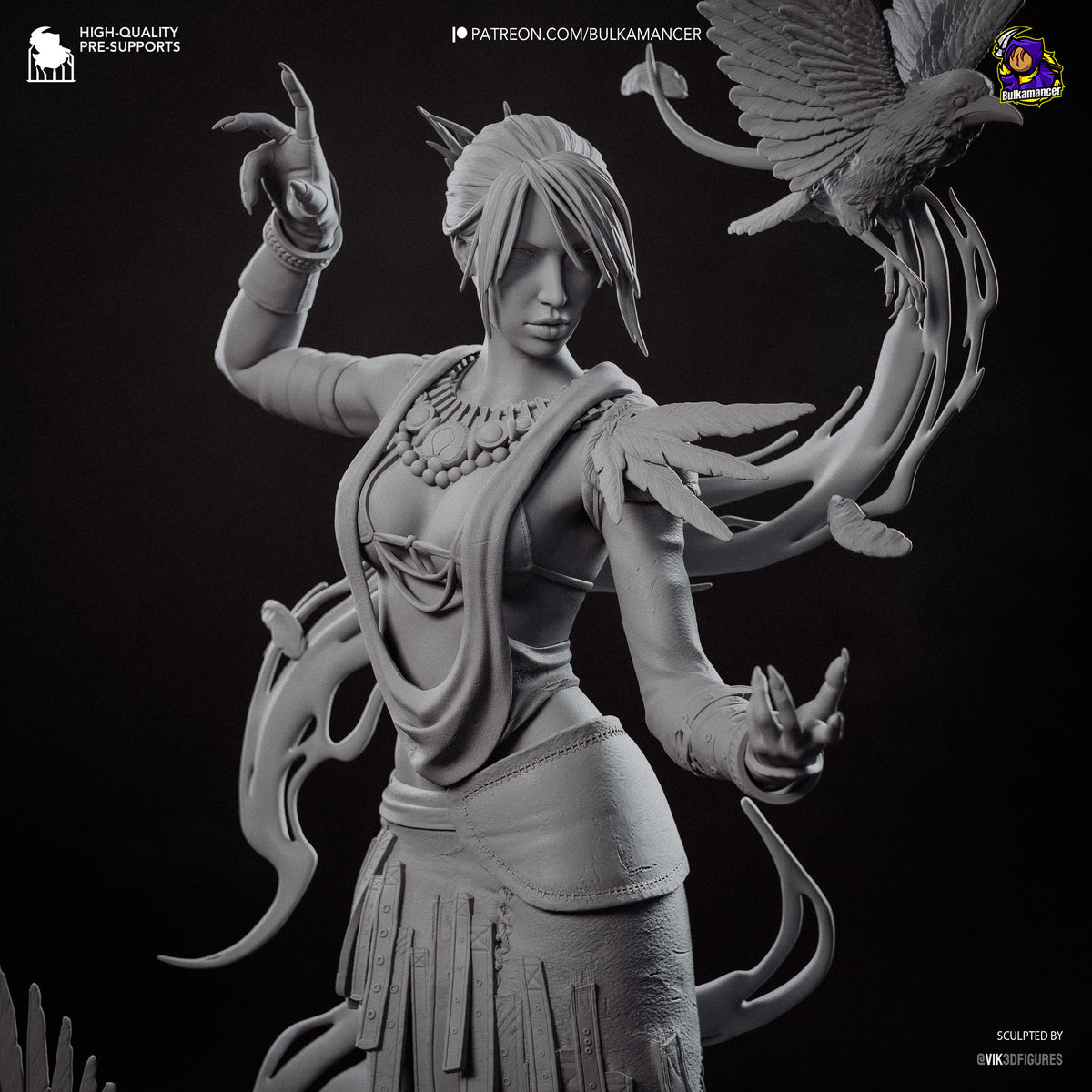 Witch Of The Wilds - Maximum Detailed 16K Resin Statue