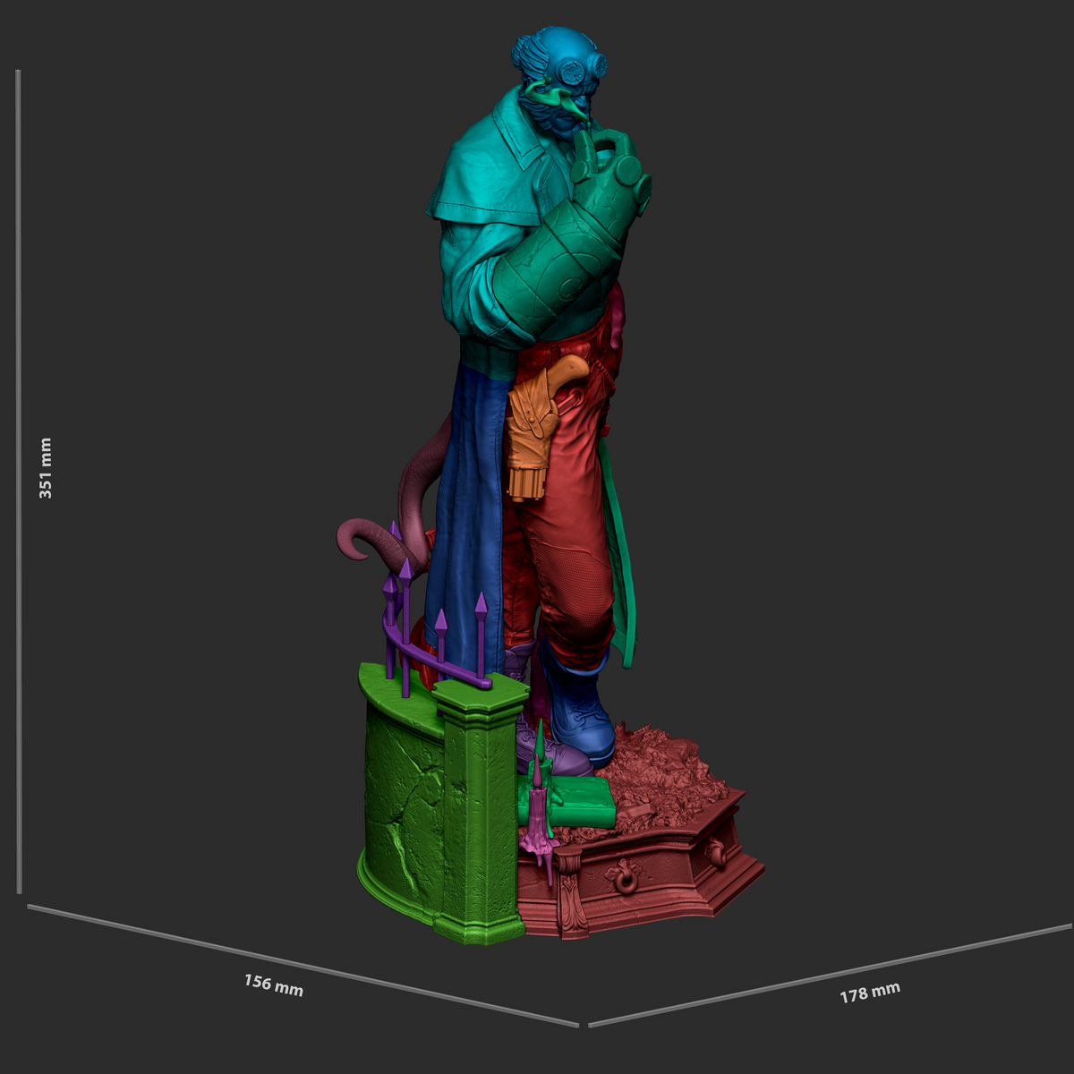 Doom’s Right Hand - Maximum Detailed 16K Resin Statue