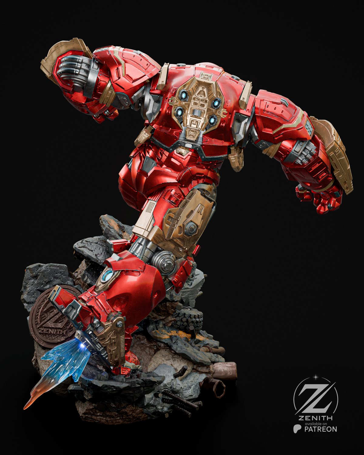 The Iron Behemoth - Maximum Detailed 16K Resin Statue