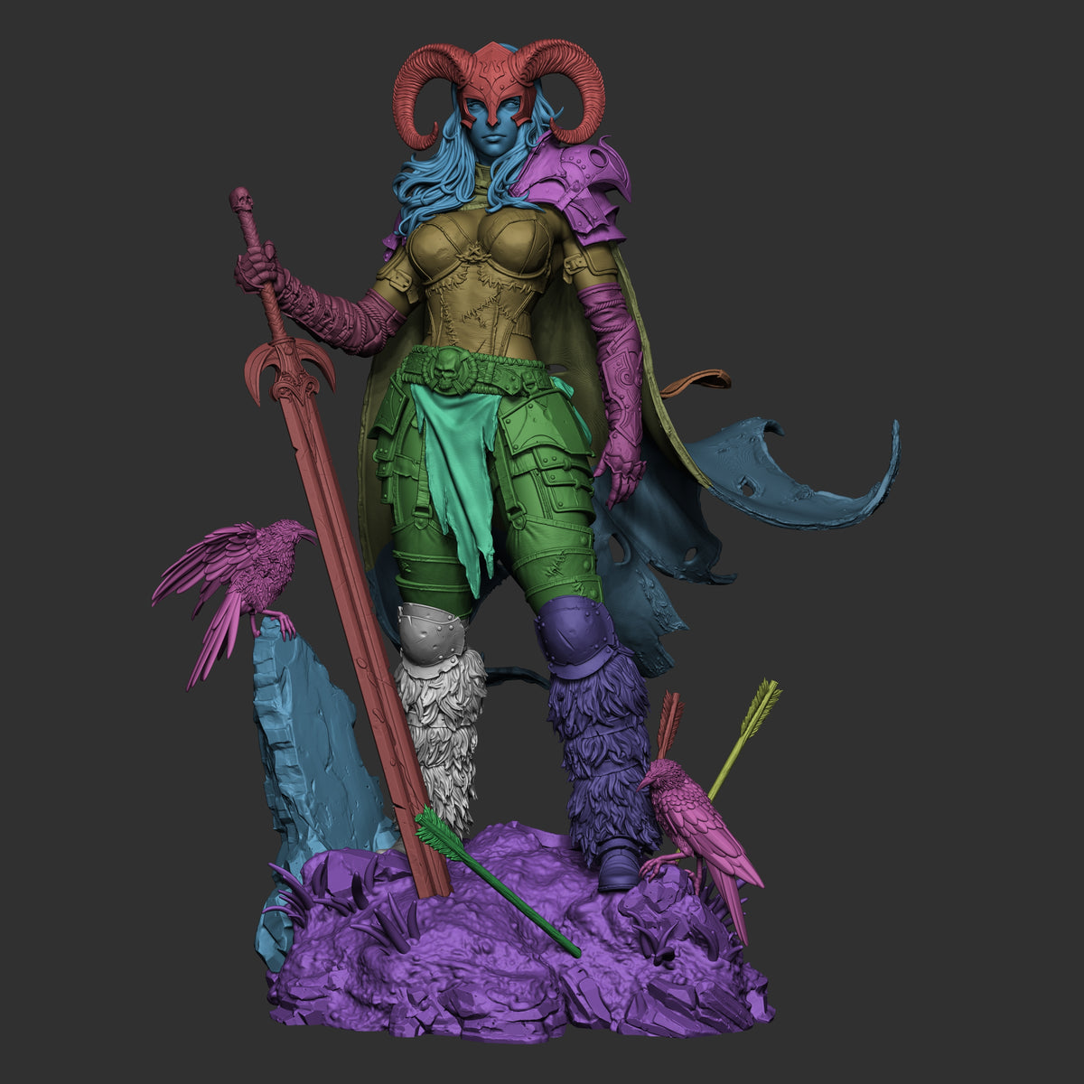 Warrior Of The North - Maximum Detailed 16K Resin Statue