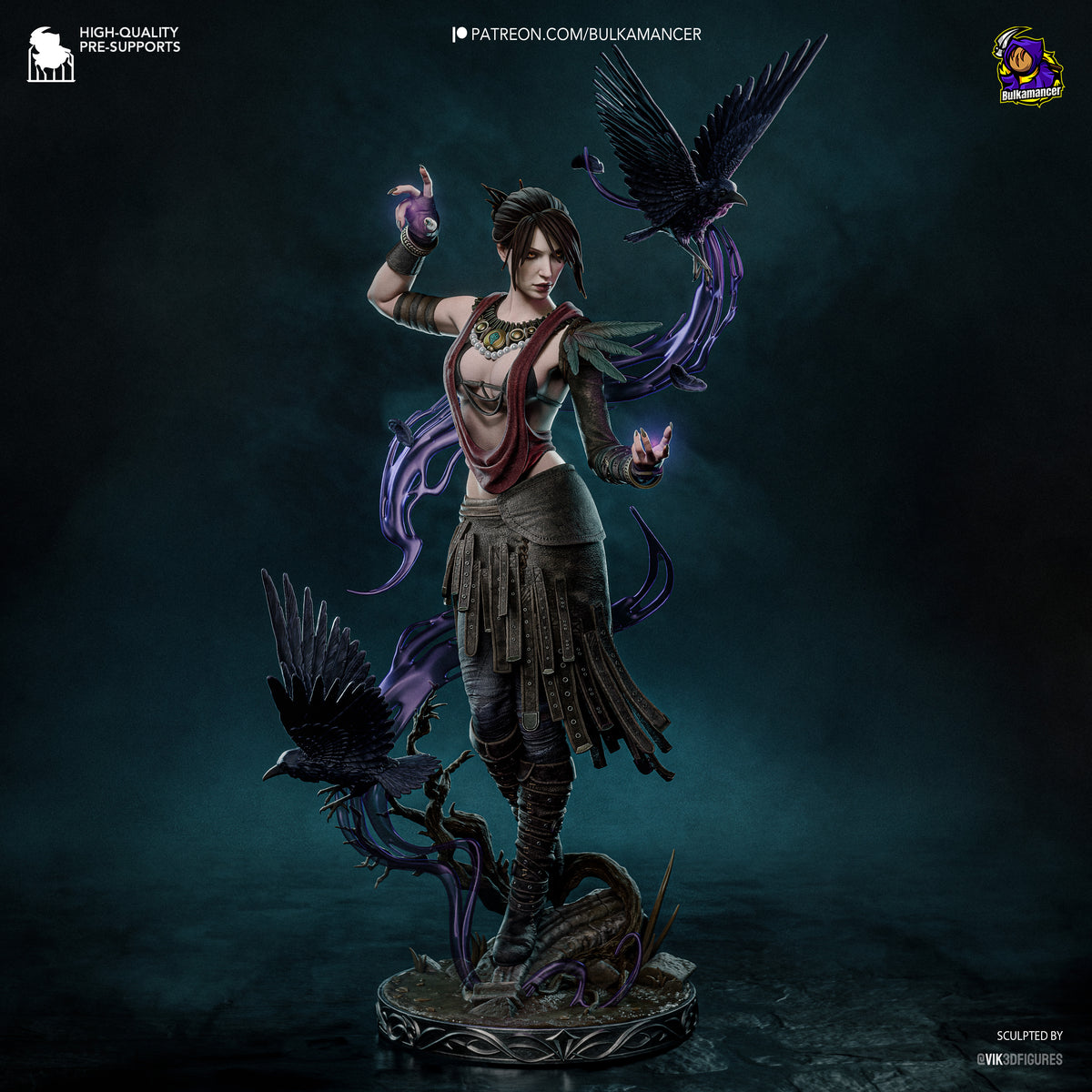 Witch Of The Wilds - Maximum Detailed 16K Resin Statue