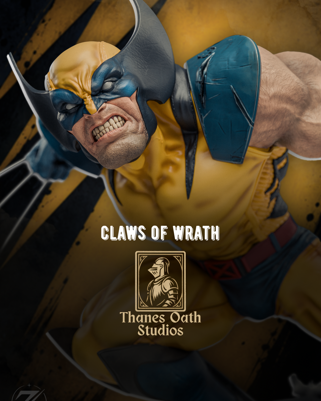 Claws Of Wrath - Maximum Detailed 16K Resin Statue