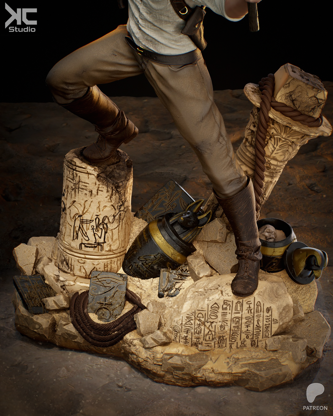 Sands Of Fate - Maximum Detailed 16K Resin Statue