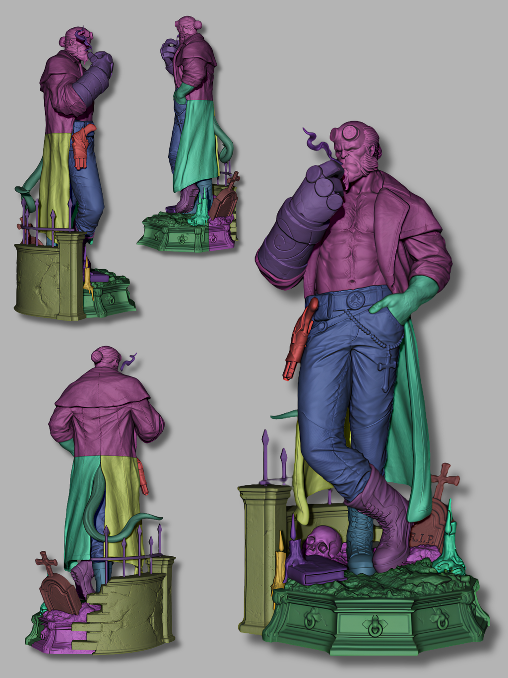 Doom’s Right Hand - Maximum Detailed 16K Resin Statue
