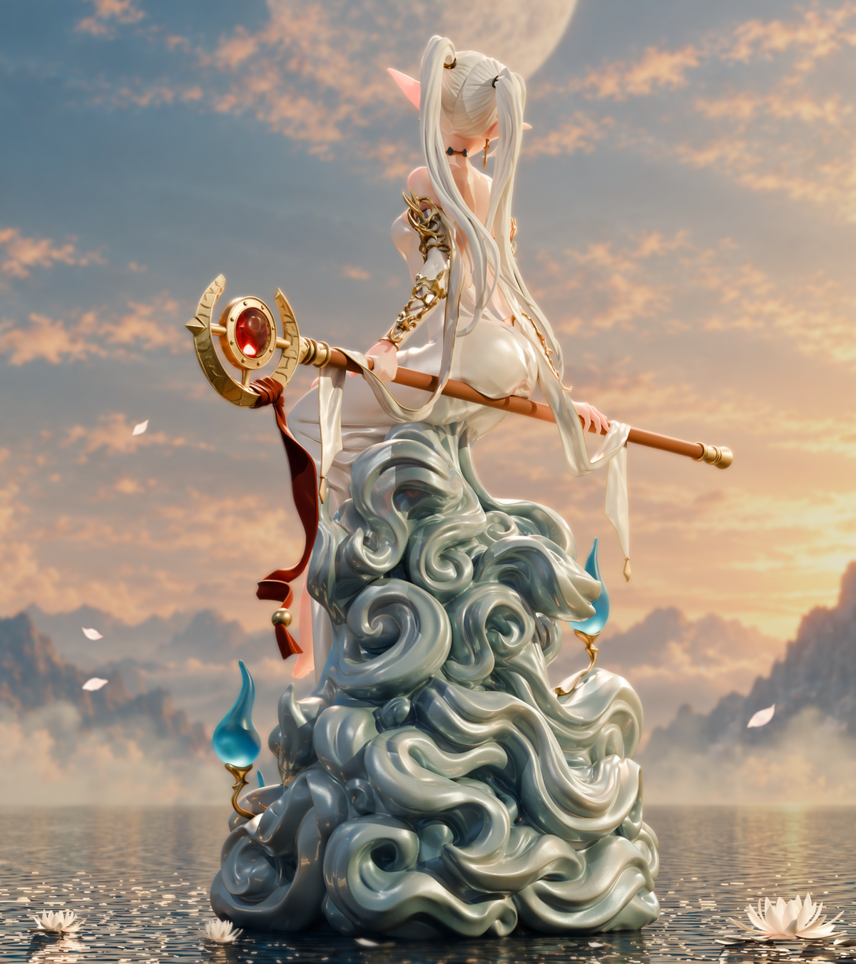 The Mage Who Remains - Maximum Detailed 16K Resin Statue