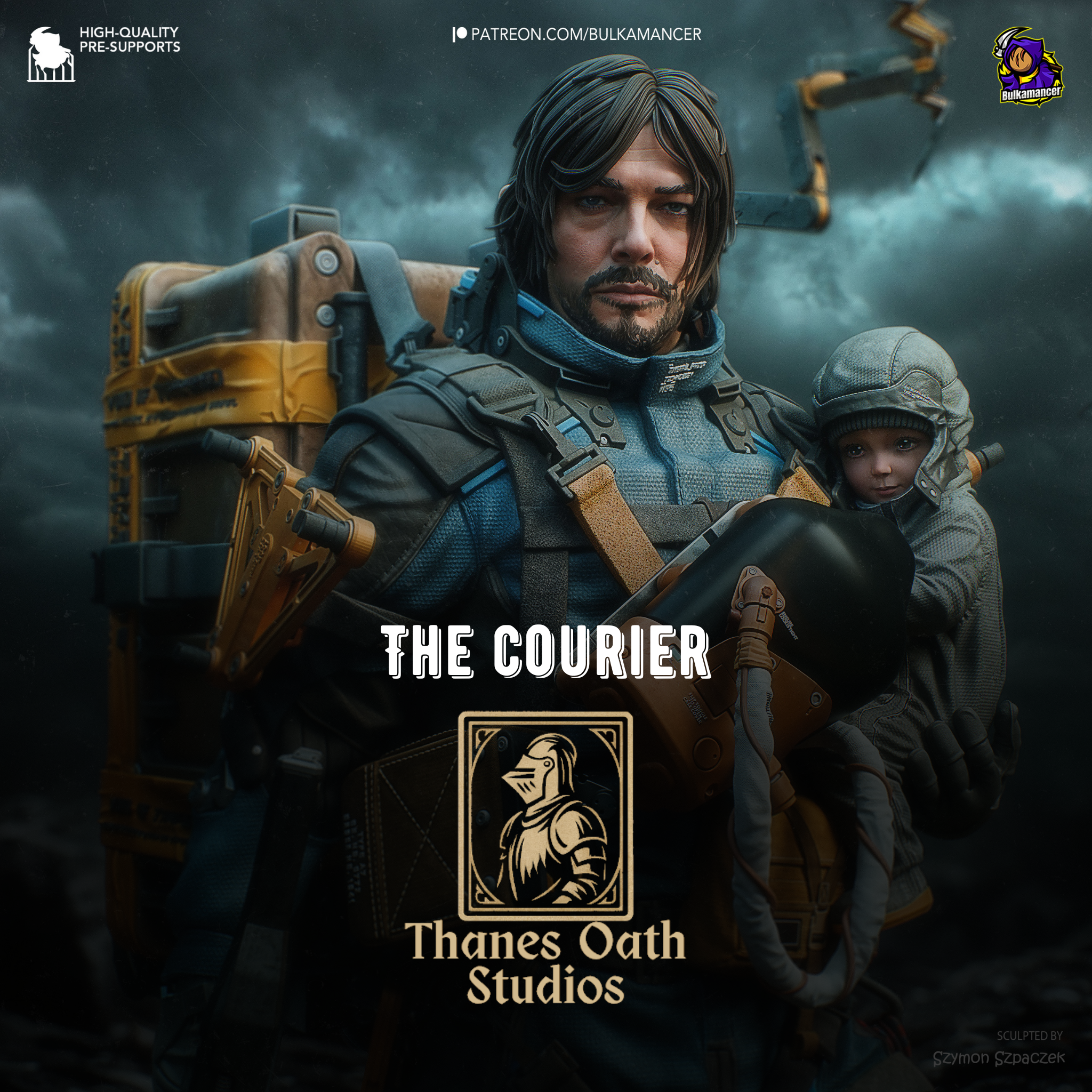 The Courier - Maximum Detailed 16K Resin Statue